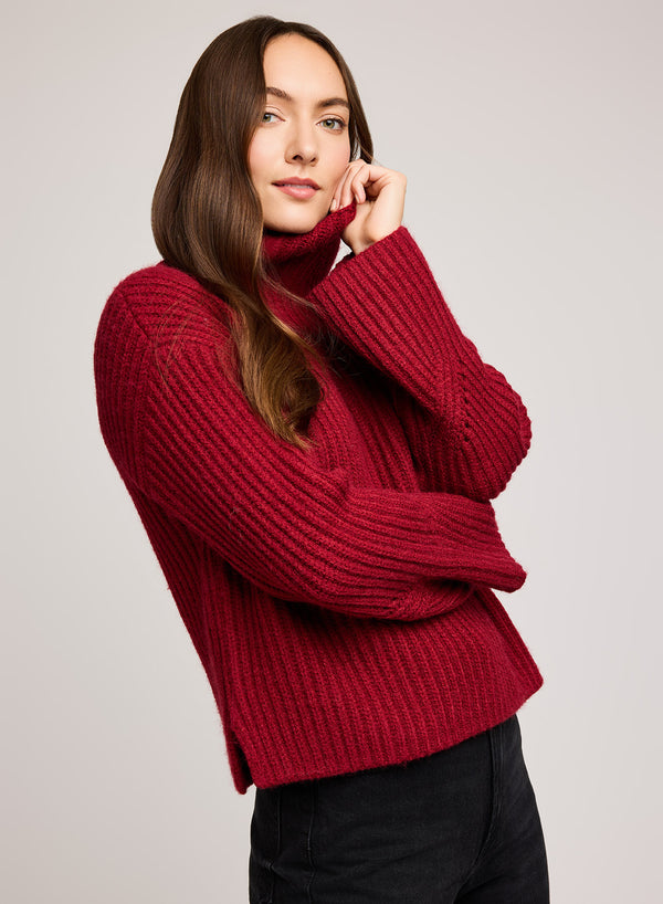 Marlow Pullover | Crimson