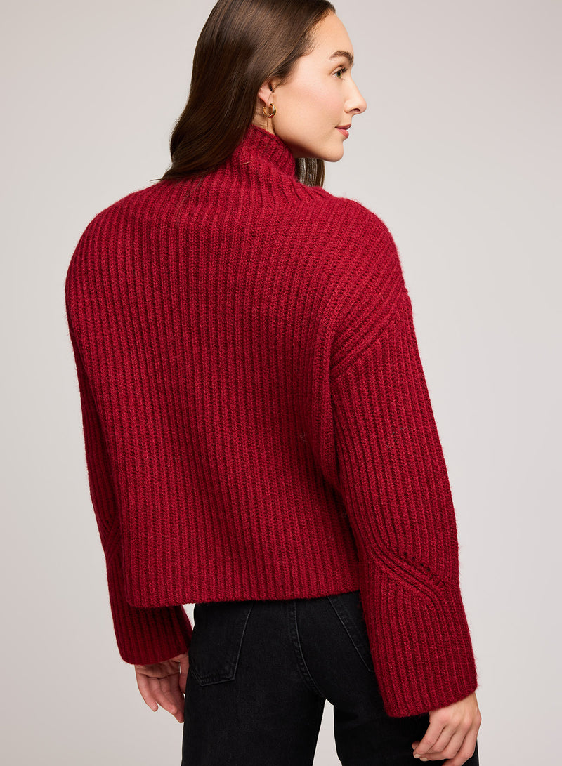 Marlow Pullover | Crimson