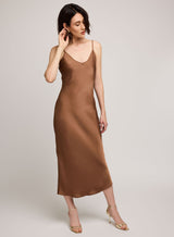 Isra Dress | Chestnut