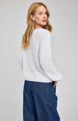 Spencer Pullover | White