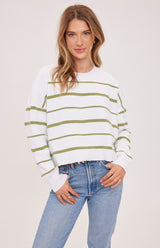 Echo Pullover | Meadow Stripe