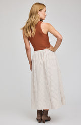 Wilhelmina Skirt | Cream Stripe