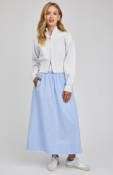 Wilhelmina Skirt | Sky Stripe