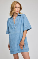 Evelina Dress | Light Wash