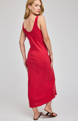 Jacqueline Dress | Washed Garnet