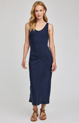 Jacqueline Dress | Washed Navy