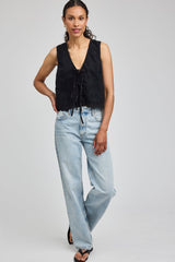 Rhea Top | Black