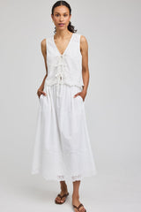 Rhea Top | White