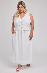 Rhea Top | White