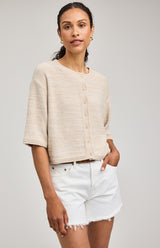 Genevieve Cardigan | Linen