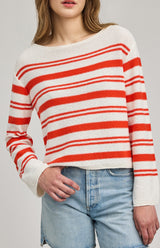 Angie Pullover | Grenadine Stripe