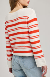 Angie Pullover | Grenadine Stripe