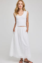 Elodie Skirt | White