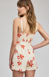 Marta Romper | Cream Floral