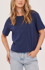Brigitte T-Shirt | Navy