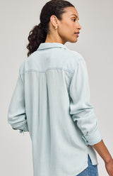 Ozzy Button Down Shirt | Blue Stripe