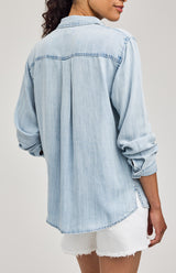 Ozzy Button Down Shirt | Light Blue