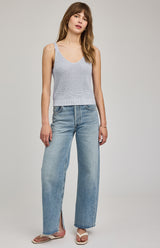 Lizzie Knit Tank | Chambray