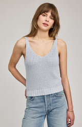 Lizzie Knit Tank | Chambray