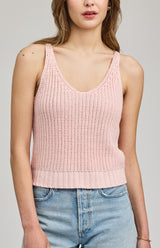 Lizzie Knit Tank | Seashell