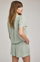Quinn Short | Pistachio Gingham