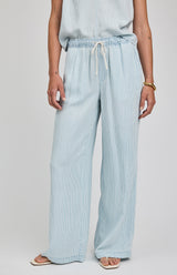 Camille Pant | Blue Stripe