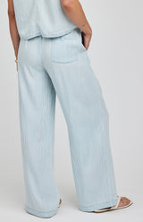 Camille Pant | Blue Stripe