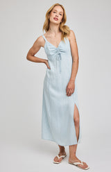 Renata Midi Dress | Blue Stripe
