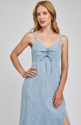 Renata Midi Dress | Light Blue
