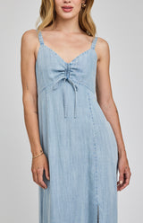 Renata Midi Dress | Light Blue