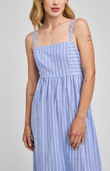 Alicia Dress | Ocean Stripe