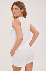 Breanna Tank | White