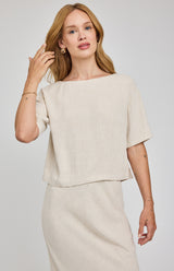Gemini Linen Top | Linen