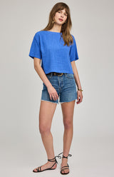 Gemini Linen Top | Riviera