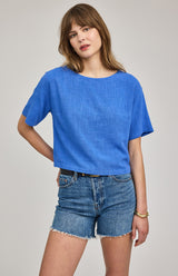Gemini Linen Top | Riviera
