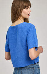 Gemini Linen Top | Riviera