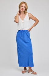 Cassia Linen Skirt | Riviera