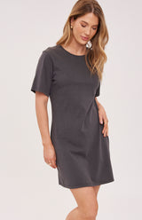 Cindy T-Shirt Dress | Washed Black