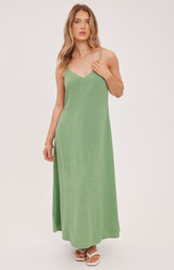 Virginia Linen Dress | Jade