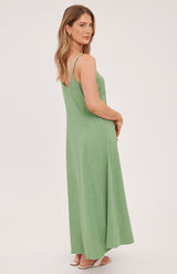 Virginia Linen Dress | Jade