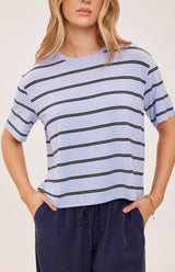 Jaxon T-Shirt | Sky Stripe