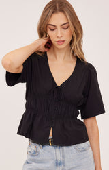 Iona Blouse | Black