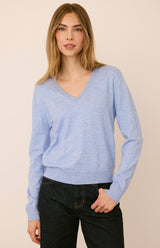 Carina Pullover | Heather Blue