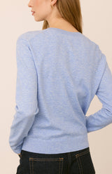 Carina Pullover | Heather Blue