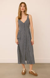 Astoria Dress | Navy Check