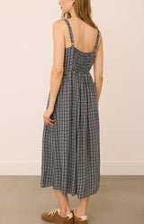 Astoria Dress | Navy Check