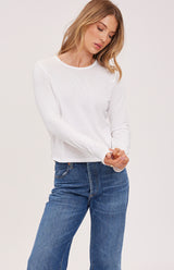 Claudia Long Sleeve Shirt | White