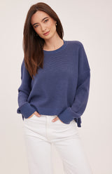 Axel Pullover Sweater | Heather Navy