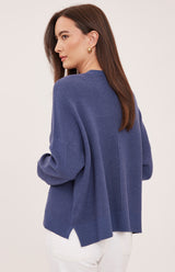 Axel Pullover Sweater | Heather Navy