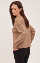 Dixie Cardigan | Heather Latte